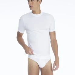 Zimmerli Pureness Kurzarm-Shirt -T-Shirt-Shop Zimmerli Pureness Kurzarm Shirt weiss 7001341 01 2