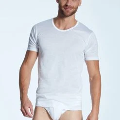 Zimmerli Royal Classic Kurzarm-Shirt -T-Shirt-Shop Zimmerli Royal Classic Kurzarm Shirt weiss 2528125 01 2