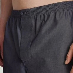 Zimmerli Woven Nightwear Boxershorts -T-Shirt-Shop Zimmerli Woven Nightwear Boxershort grau 403075101 071 3