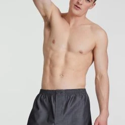 Zimmerli Woven Nightwear Boxershorts -T-Shirt-Shop Zimmerli Woven Nightwear Boxershort grau 403075101 071 4